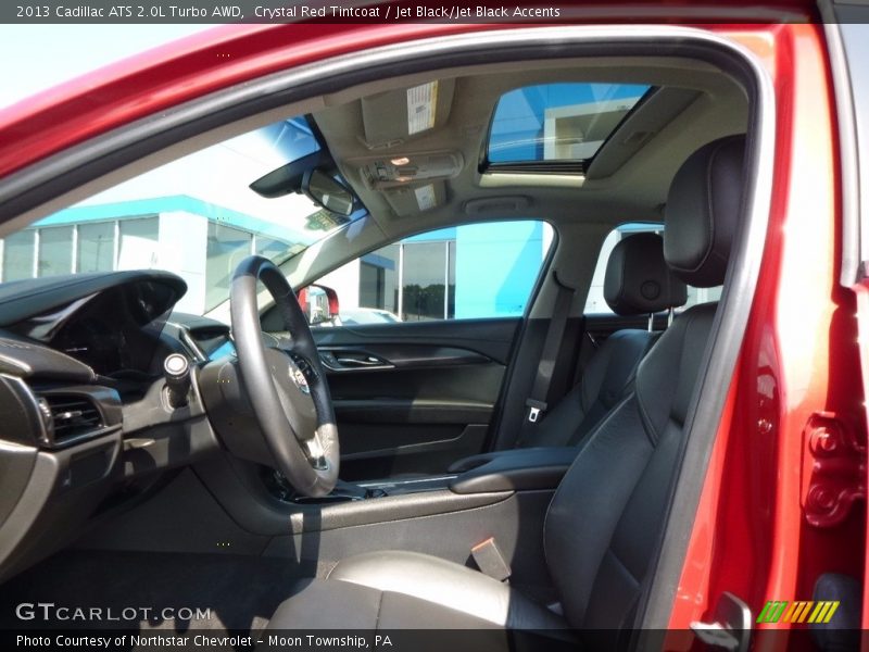 Crystal Red Tintcoat / Jet Black/Jet Black Accents 2013 Cadillac ATS 2.0L Turbo AWD