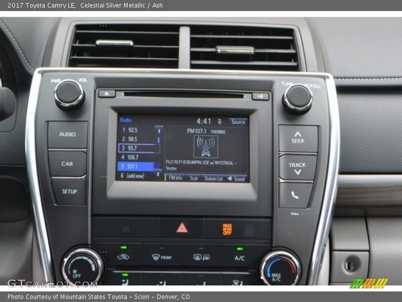 Celestial Silver Metallic / Ash 2017 Toyota Camry LE