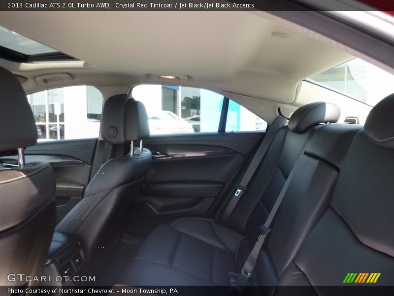 Crystal Red Tintcoat / Jet Black/Jet Black Accents 2013 Cadillac ATS 2.0L Turbo AWD