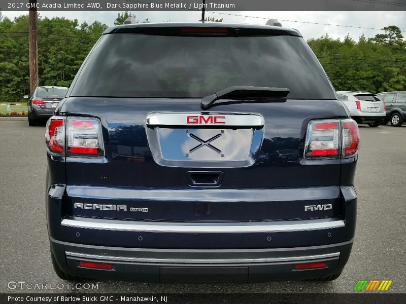 Dark Sapphire Blue Metallic / Light Titanium 2017 GMC Acadia Limited AWD