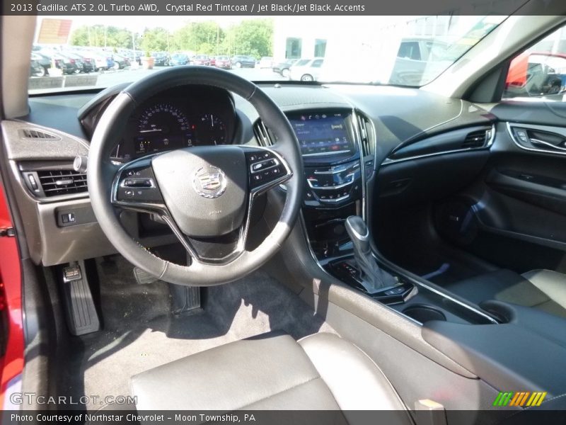 Crystal Red Tintcoat / Jet Black/Jet Black Accents 2013 Cadillac ATS 2.0L Turbo AWD