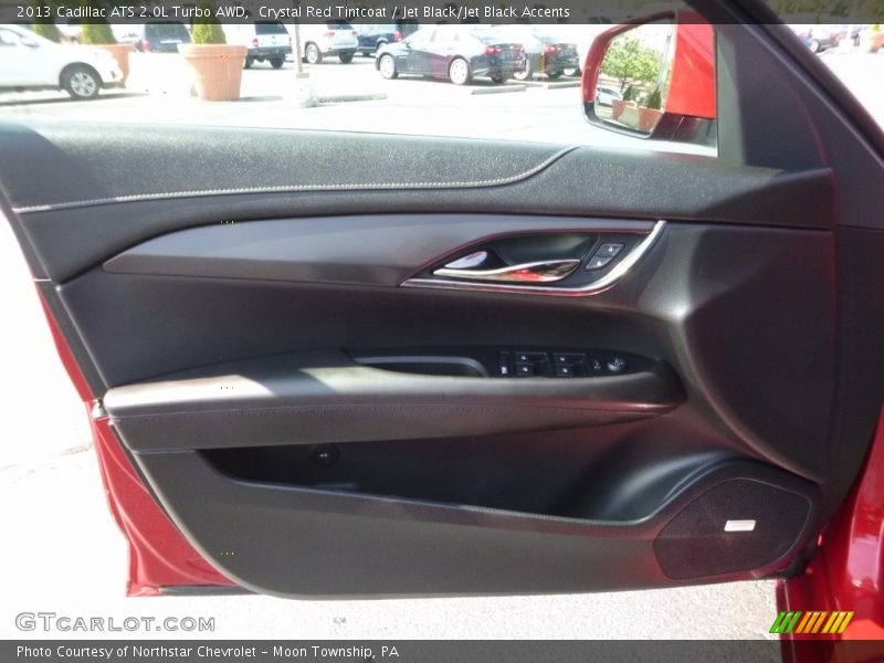 Crystal Red Tintcoat / Jet Black/Jet Black Accents 2013 Cadillac ATS 2.0L Turbo AWD