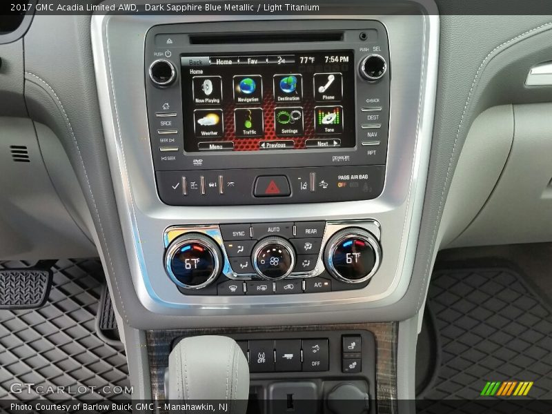 Controls of 2017 Acadia Limited AWD