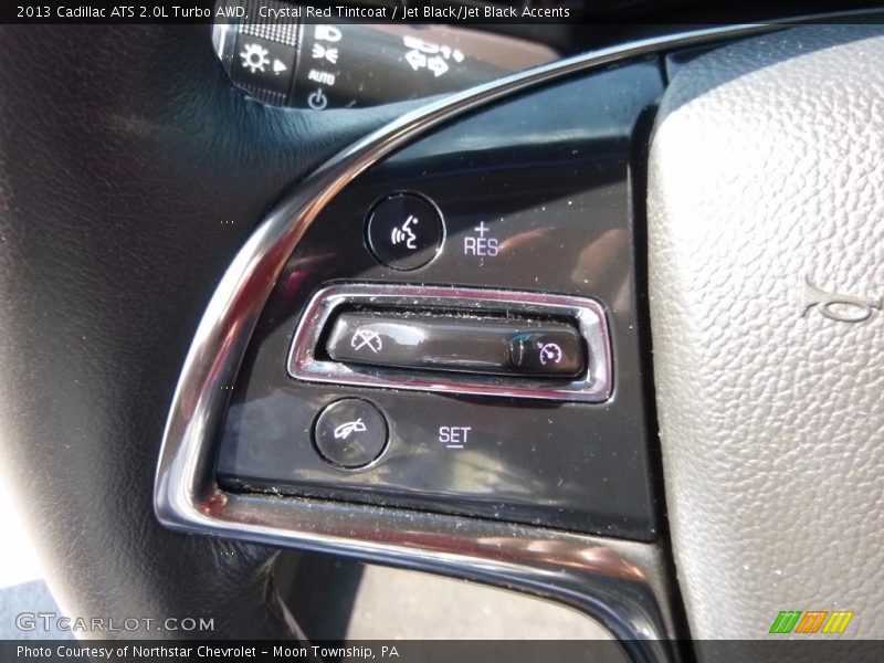 Crystal Red Tintcoat / Jet Black/Jet Black Accents 2013 Cadillac ATS 2.0L Turbo AWD