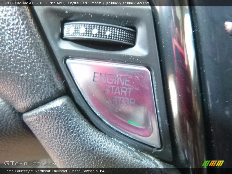 Crystal Red Tintcoat / Jet Black/Jet Black Accents 2013 Cadillac ATS 2.0L Turbo AWD