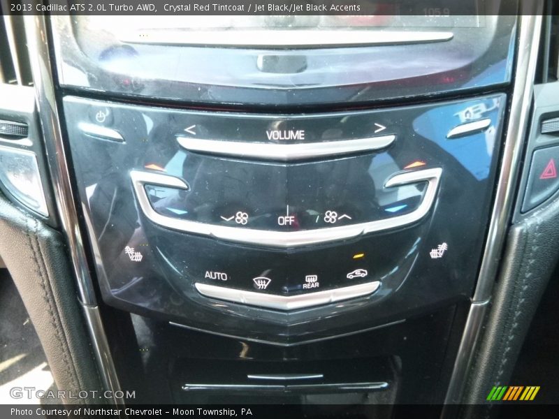 Crystal Red Tintcoat / Jet Black/Jet Black Accents 2013 Cadillac ATS 2.0L Turbo AWD