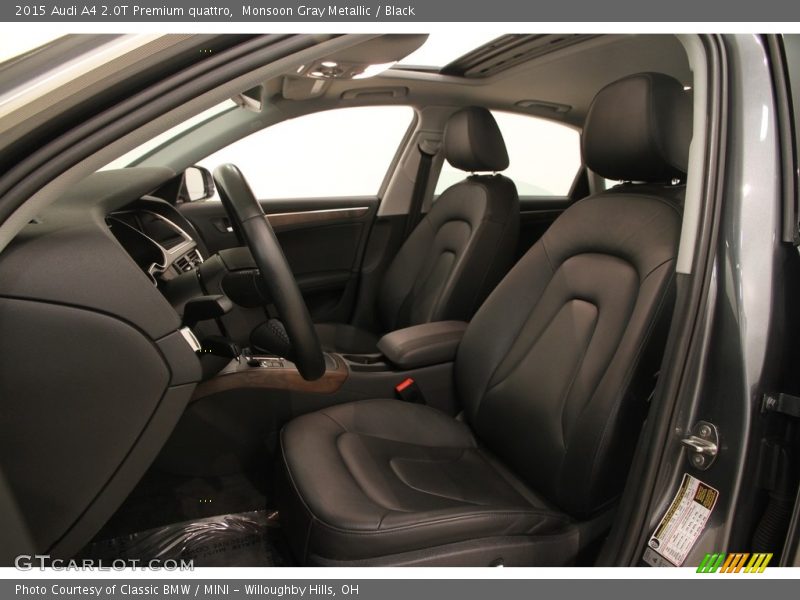 Monsoon Gray Metallic / Black 2015 Audi A4 2.0T Premium quattro