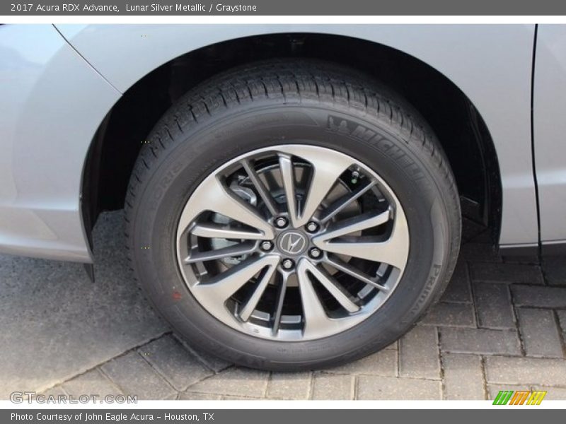Lunar Silver Metallic / Graystone 2017 Acura RDX Advance