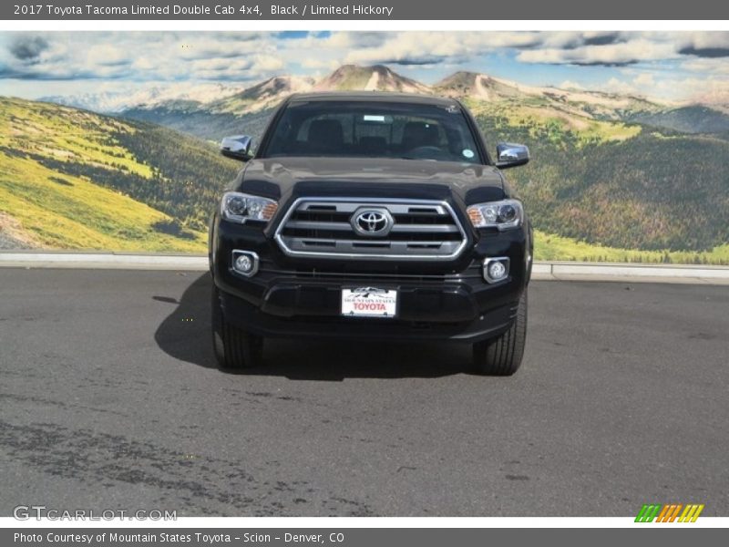 Black / Limited Hickory 2017 Toyota Tacoma Limited Double Cab 4x4