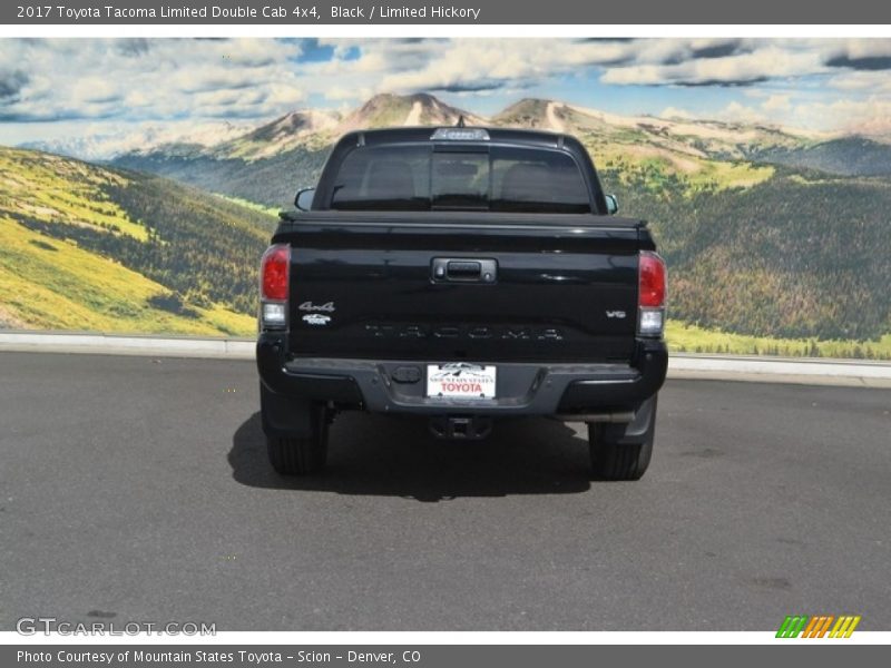Black / Limited Hickory 2017 Toyota Tacoma Limited Double Cab 4x4