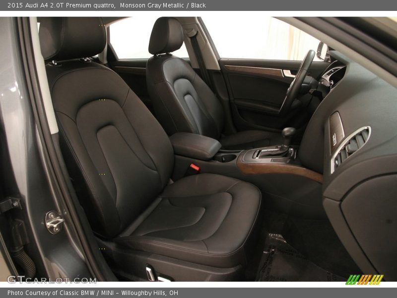 Monsoon Gray Metallic / Black 2015 Audi A4 2.0T Premium quattro