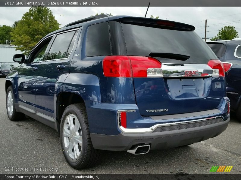 Slate Blue Metallic / Jet Black 2017 GMC Terrain SLE