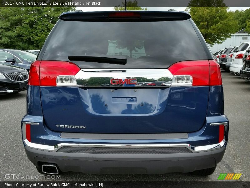 Slate Blue Metallic / Jet Black 2017 GMC Terrain SLE