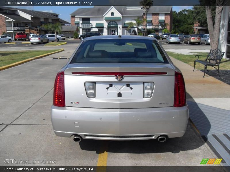 Light Platinum / Ebony 2007 Cadillac STS -V Series