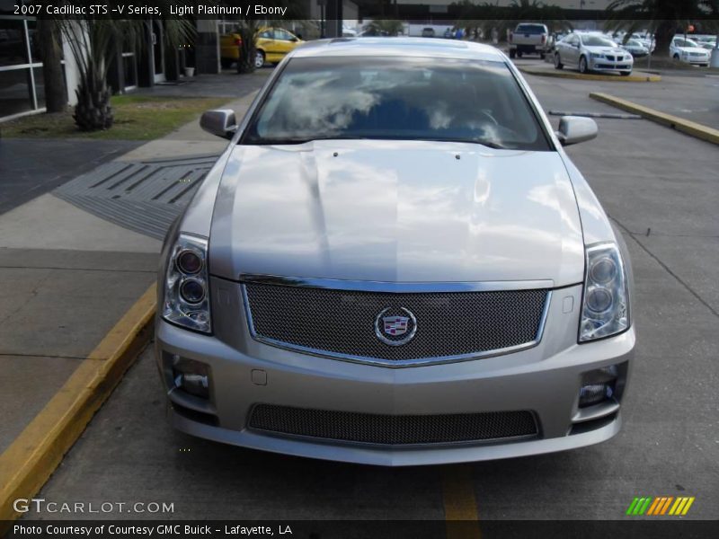 Light Platinum / Ebony 2007 Cadillac STS -V Series