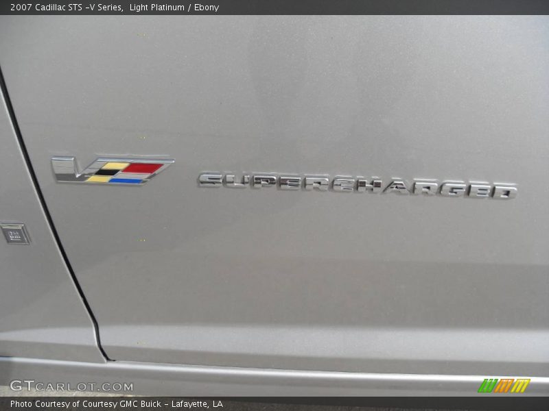 Light Platinum / Ebony 2007 Cadillac STS -V Series