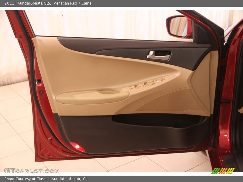 Venetian Red / Camel 2011 Hyundai Sonata GLS