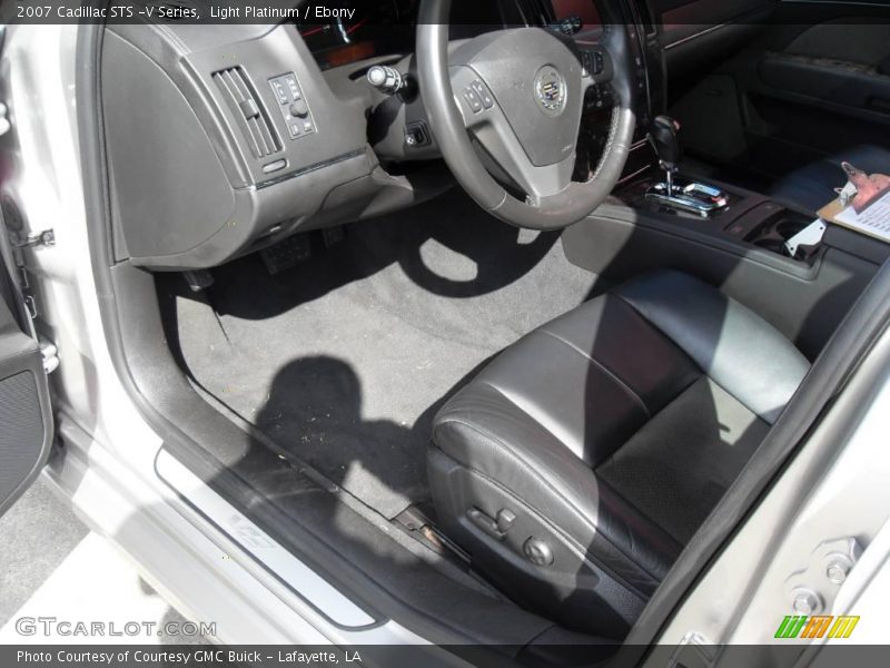 Light Platinum / Ebony 2007 Cadillac STS -V Series