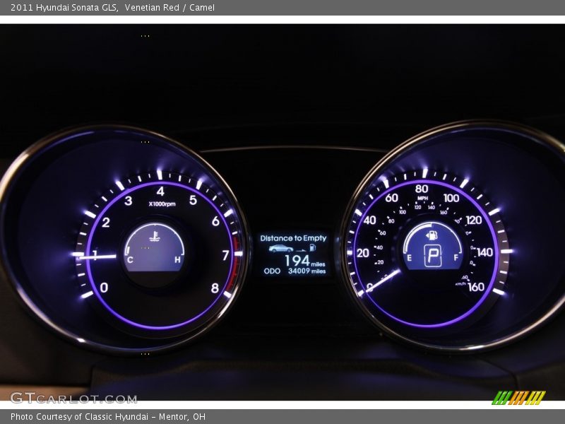 Venetian Red / Camel 2011 Hyundai Sonata GLS