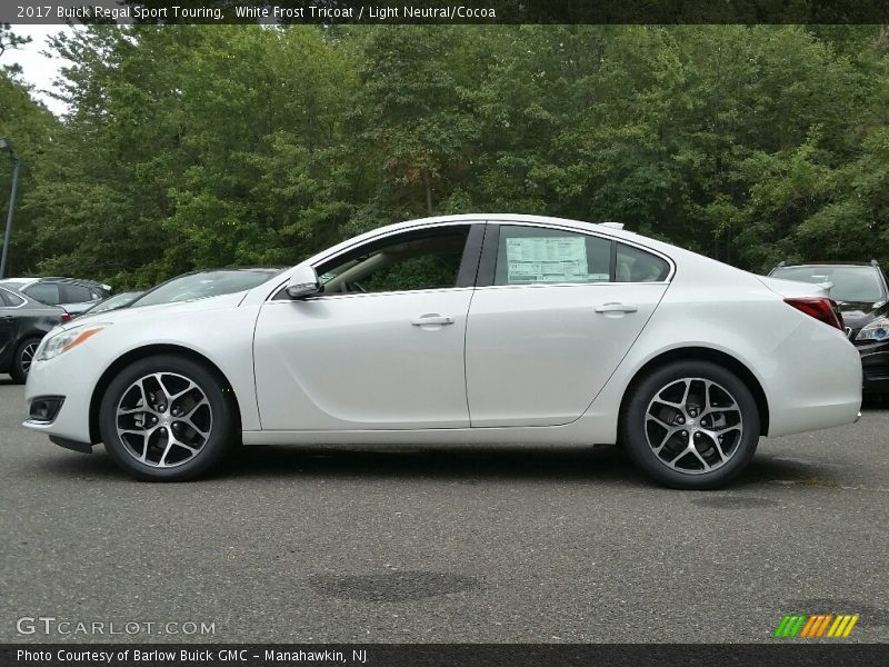 White Frost Tricoat / Light Neutral/Cocoa 2017 Buick Regal Sport Touring