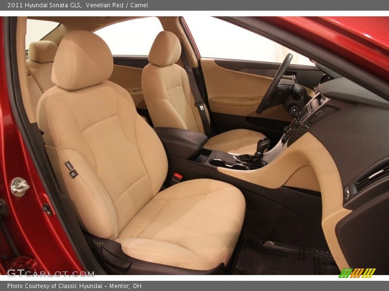 Venetian Red / Camel 2011 Hyundai Sonata GLS