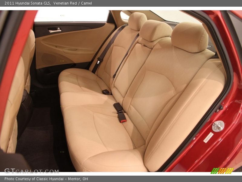 Venetian Red / Camel 2011 Hyundai Sonata GLS