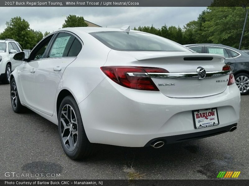 White Frost Tricoat / Light Neutral/Cocoa 2017 Buick Regal Sport Touring