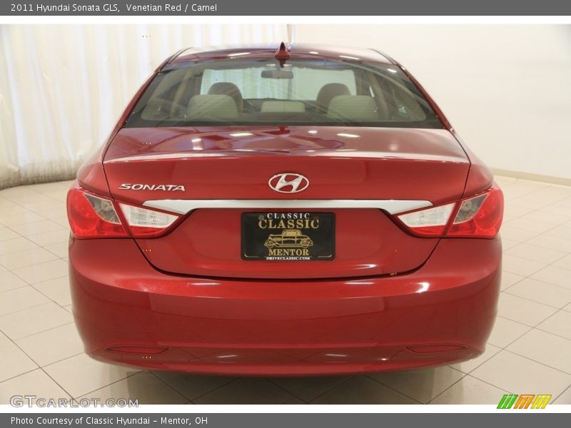 Venetian Red / Camel 2011 Hyundai Sonata GLS