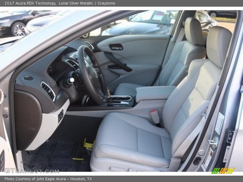 Lunar Silver Metallic / Graystone 2017 Acura RDX Technology