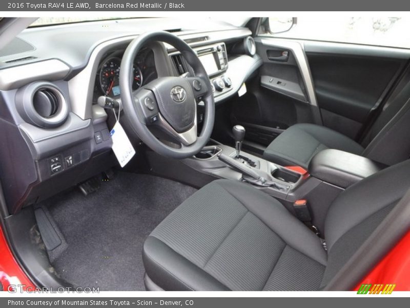 Barcelona Red Metallic / Black 2016 Toyota RAV4 LE AWD