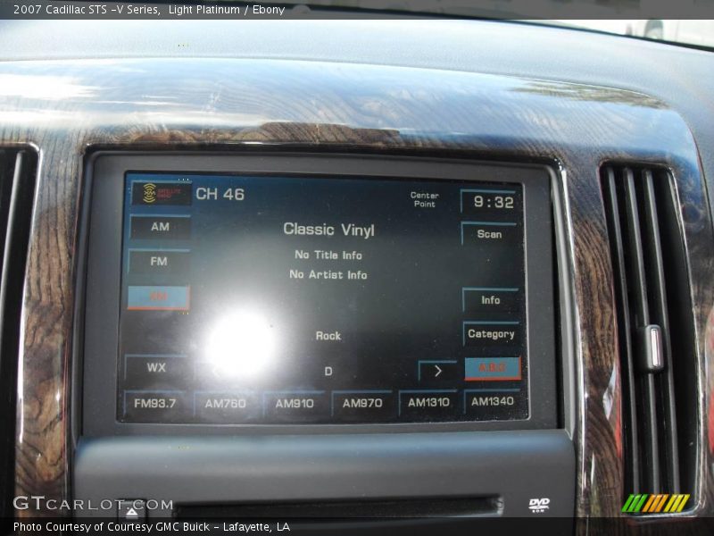 Light Platinum / Ebony 2007 Cadillac STS -V Series