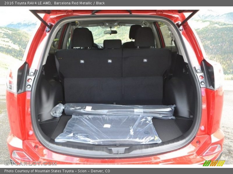 Barcelona Red Metallic / Black 2016 Toyota RAV4 LE AWD