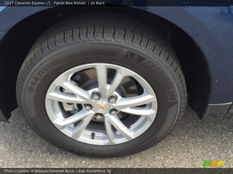 Patriot Blue Metallic / Jet Black 2017 Chevrolet Equinox LT