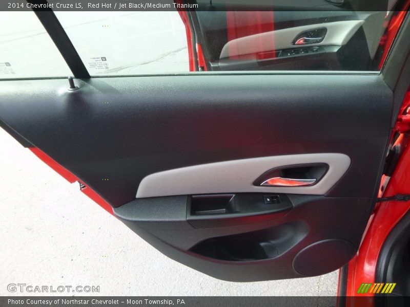 Red Hot / Jet Black/Medium Titanium 2014 Chevrolet Cruze LS