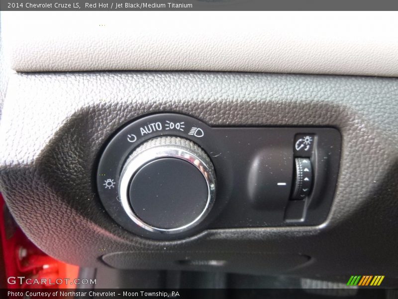 Red Hot / Jet Black/Medium Titanium 2014 Chevrolet Cruze LS