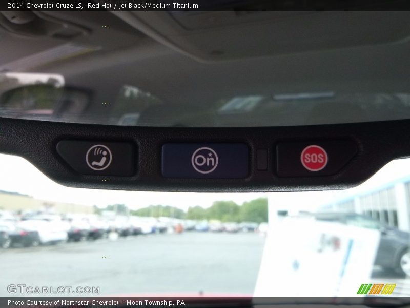 Red Hot / Jet Black/Medium Titanium 2014 Chevrolet Cruze LS
