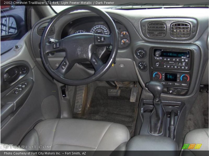 Light Pewter Metallic / Dark Pewter 2002 Chevrolet TrailBlazer LTZ 4x4
