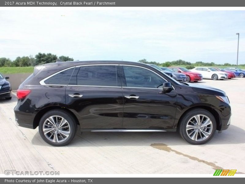 Crystal Black Pearl / Parchment 2017 Acura MDX Technology