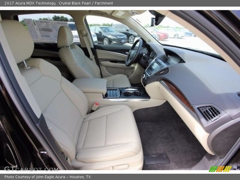 Crystal Black Pearl / Parchment 2017 Acura MDX Technology