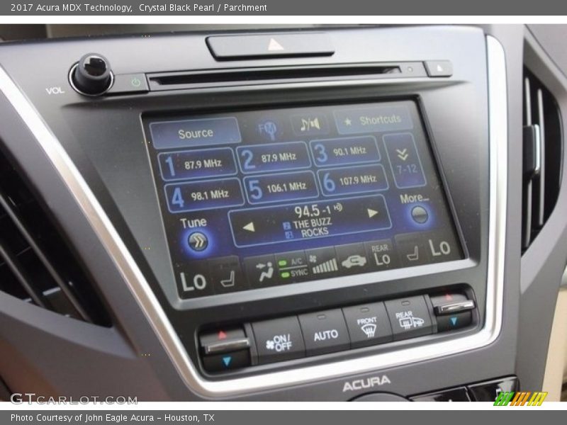 Crystal Black Pearl / Parchment 2017 Acura MDX Technology