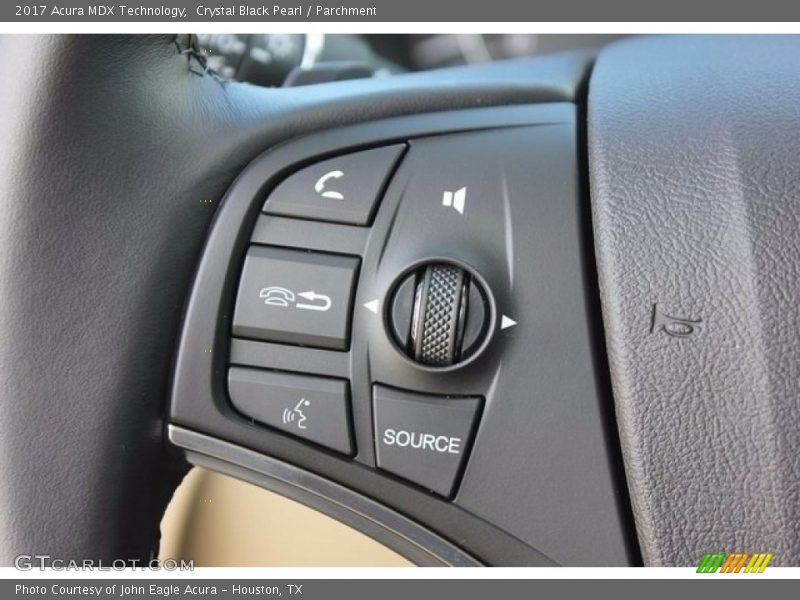 Crystal Black Pearl / Parchment 2017 Acura MDX Technology