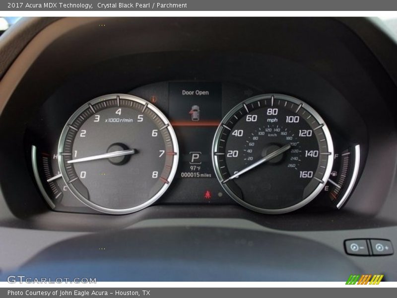 Crystal Black Pearl / Parchment 2017 Acura MDX Technology