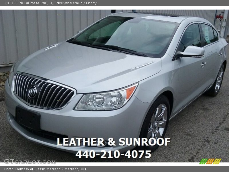 Quicksilver Metallic / Ebony 2013 Buick LaCrosse FWD