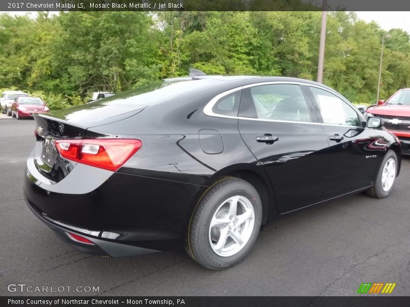 Mosaic Black Metallic / Jet Black 2017 Chevrolet Malibu LS