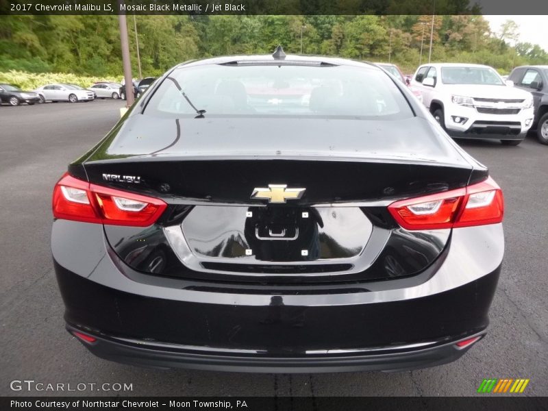 Mosaic Black Metallic / Jet Black 2017 Chevrolet Malibu LS