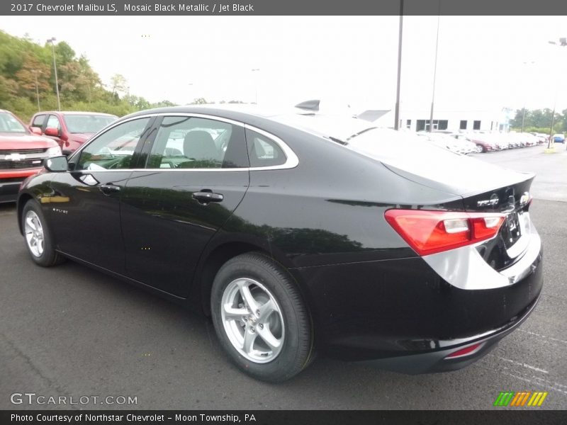 Mosaic Black Metallic / Jet Black 2017 Chevrolet Malibu LS