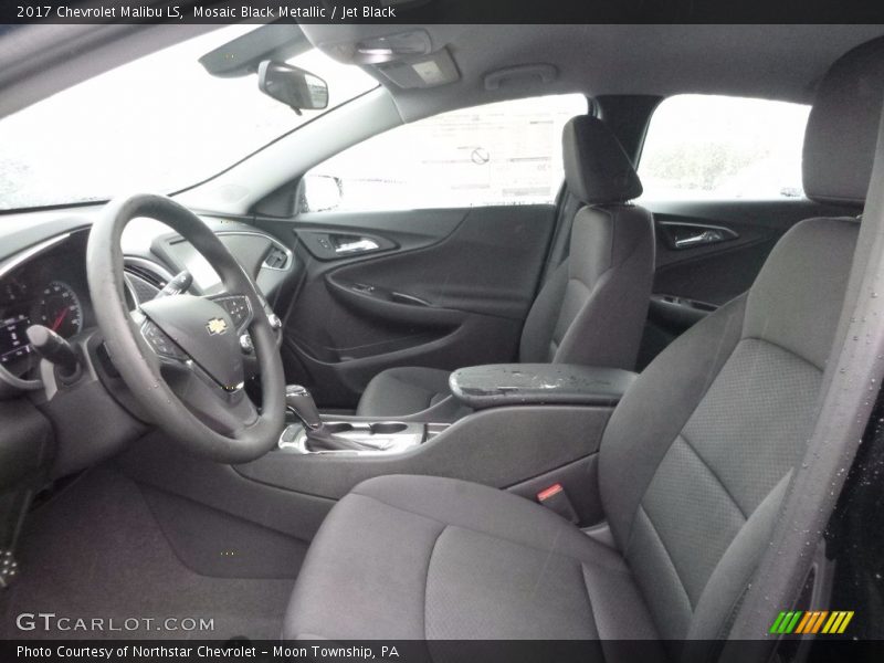 Mosaic Black Metallic / Jet Black 2017 Chevrolet Malibu LS