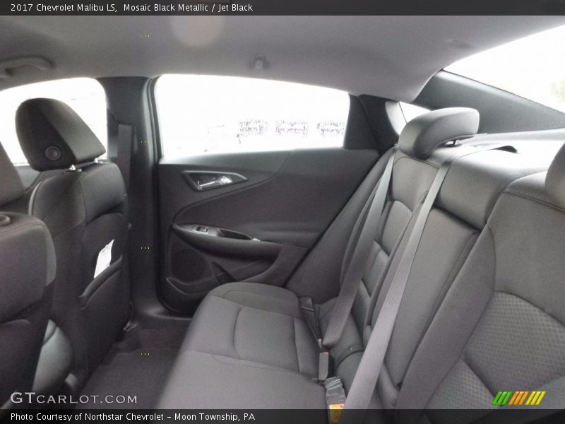 Rear Seat of 2017 Malibu LS