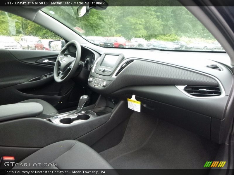 Mosaic Black Metallic / Jet Black 2017 Chevrolet Malibu LS