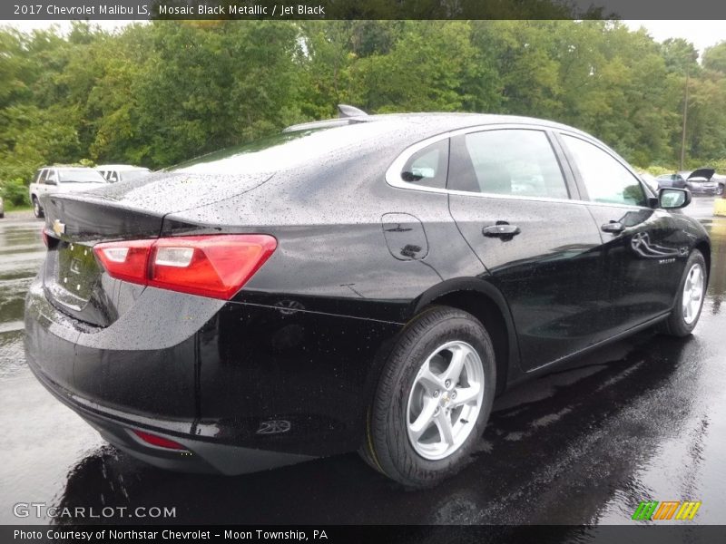 Mosaic Black Metallic / Jet Black 2017 Chevrolet Malibu LS